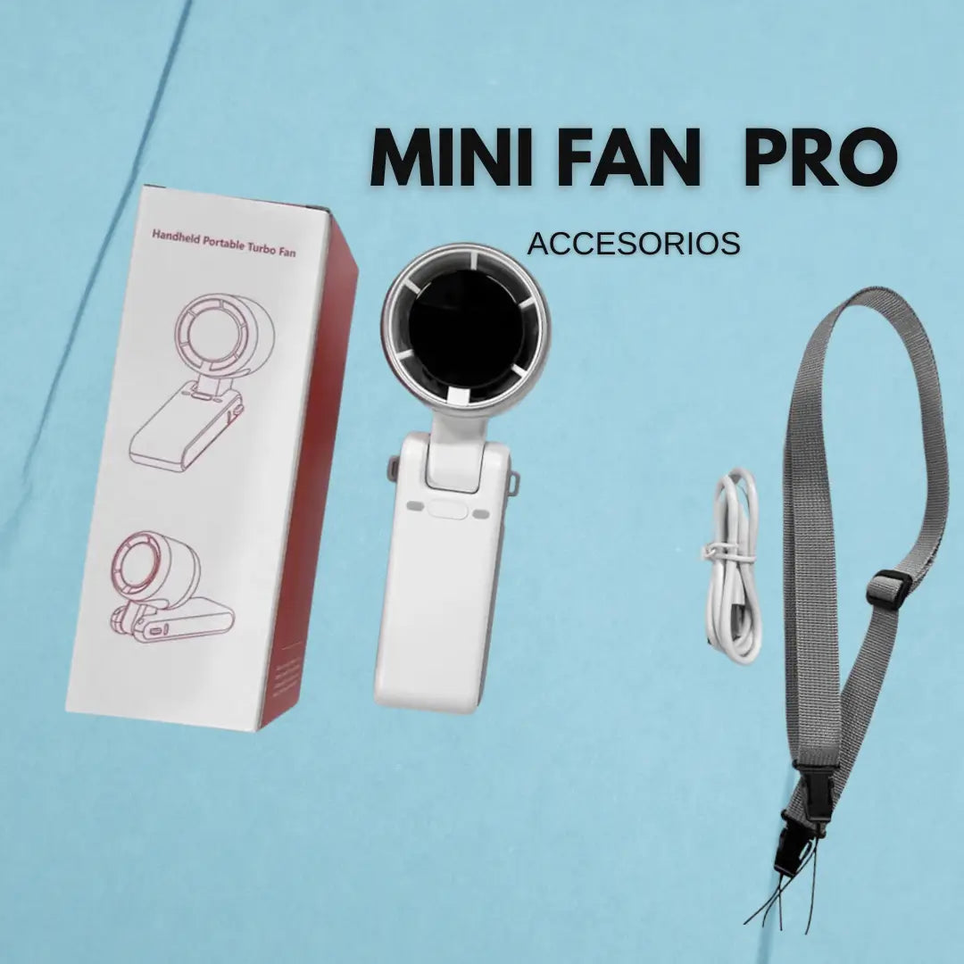 🌬️ Mini Fan Pro – Tu mejor aliada para sobrevivir el calor 🔥